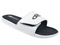 Chinelo Gaspea Olympikus Melbourne - Branco/Preto