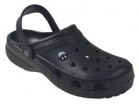 Clog Fusta - Preto/Preto
