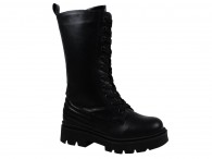 Bota Coturno Mooncity - Preto