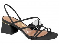 Sandália Salto Médio Vizzano - Preto