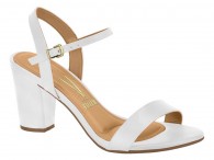 Sandália Salto Alto Vizzano - Branco