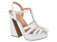 Sandália Salto Alto Vizzano - Branco
