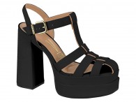 Sandália Salto Alto Vizzano - Preto