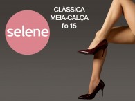 Meia-calça Fio 15 Selene Clássica   - Natural