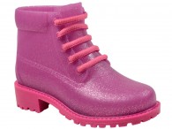 Bota Infantil Pingo Doce SZ - Pink Glitter/Pink