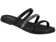 Chinelo Beira Rio - Preto/Preto