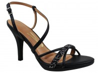 Sandália Salto Alto Vizzano - Preto