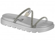 Chinelo Flat Vizzano - Prata