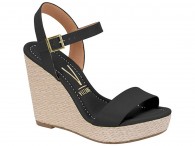 Sandália Anabela Vizzano - Preto Natural