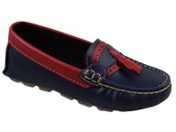 Mocassim Infantil Pingo Doce MIL - Marinho/Vermelho