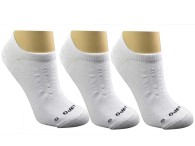  Meias  Kit c/ 3 Lupo Sport Invisivel - Branco/Branco/Branco