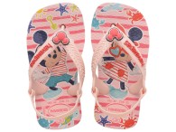 Chinelo Havaianas Baby Disney Classic - Rosa/Vermelho