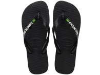 Chinelo Havaianas Brasil Logo - Preto