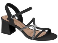 Sandália Salto Médio Beira Rio - Preto