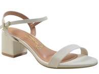 Sandália Salto Baixo Vizzano - Branco