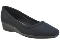 Sapato Anabela Ramarim Comfortflex - Preto