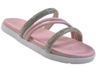 Chinelo Molekinha - Cristal/Rosa