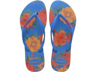 Chinelo Havaianas Slim Summer Bliss - Azul Brilhante