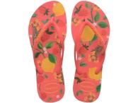 Chinelo Havaianas Slim Summer Bliss - Coral Tropical