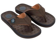 Chinelo Cartago Alabama - Marrom/Bege/Cinza