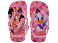 Chinelo Havaianas Baby Disney Classic - Rosa Glow