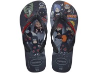 Chinelo Havaianas Top Naruto - Nova Grafite/Cinza Escuro