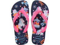 Chinelo Infantil Havaianas Kids Fantasy - Marinho/Rosa