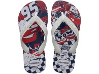Chinelo Infantil Havaianas  Kids Disney - Nude/Branco