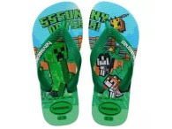 Chinelo Infantil Havaianas Kids Minecraft - Verde Patria