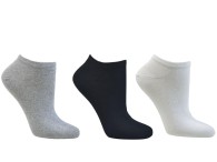 Meia Esportiva Derby - Branco/Cinza/Preto