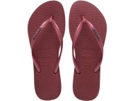 Chinelo Havaianas Slim Logo Metallic - Amaranto
