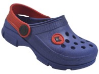 Clog Infantil Kidstep - Marinho/Vermelho