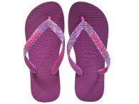 Chinelo Havaianas Top Glitter - Rosa Gum