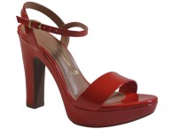 Sandália Salto Alto Vizzano - Vermelho