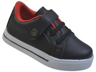 Tênis Infantil Pingo Doce AB - Preto/Vermelho