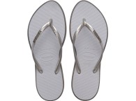 Chinelo Havaianas Slim Point - Cinza Aço