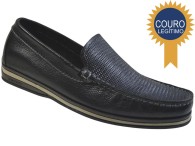 Mocassim Democrata Ted - Preto