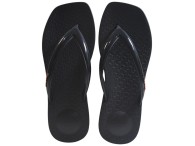Chinelo Ipanema Pluma - Preto