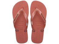 Chinelo Havaianas Top Logo Metalic - Canyon Clay