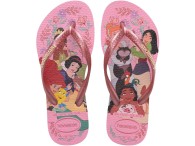 Chinelo Havaianas Infantil Kids Slim Princess - Rosa/Rosa