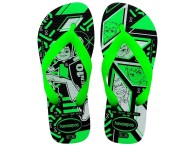 Chinelo Havaianas Kids Ben 10 - Preto/Verde