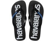 Chinelo Havaianas Top Logomania II - Azul Brilhante