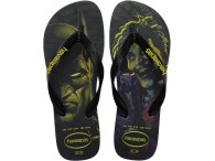 Chinelo Havaianas Top Heróis DC - Preto/Preto
