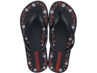Chinelo Ipanema Day - Preto/Vermelho