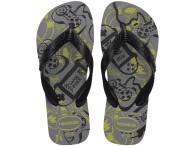 Chinelo Infantil Havaianas Kids Athletic - Cinza Aço