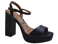 Sandália Salto Alto Vizzano - Preto