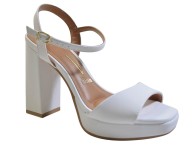 Sandália Salto Alto Vizzano - Branco