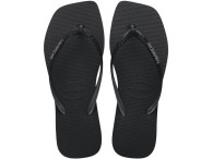 Chinelo Havaianas Slim Square sparkle - Novo Grafite