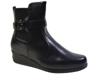 Bota Anabela Mooncity - Preto