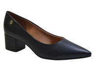 Sapato Salto Baixo Vizzano - Pelica Preto